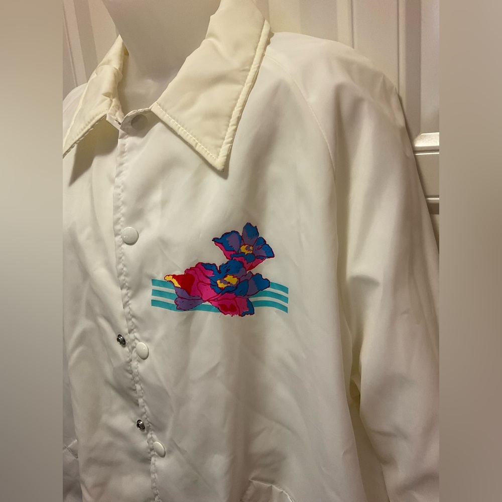 Vintage 80s Swingster Puffer Jacket Stranger Things Hawaii